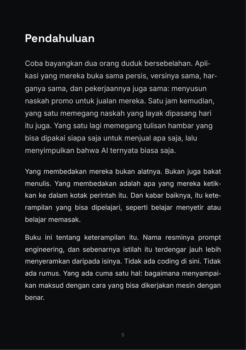 Halaman 5 buku Prompt Engineering