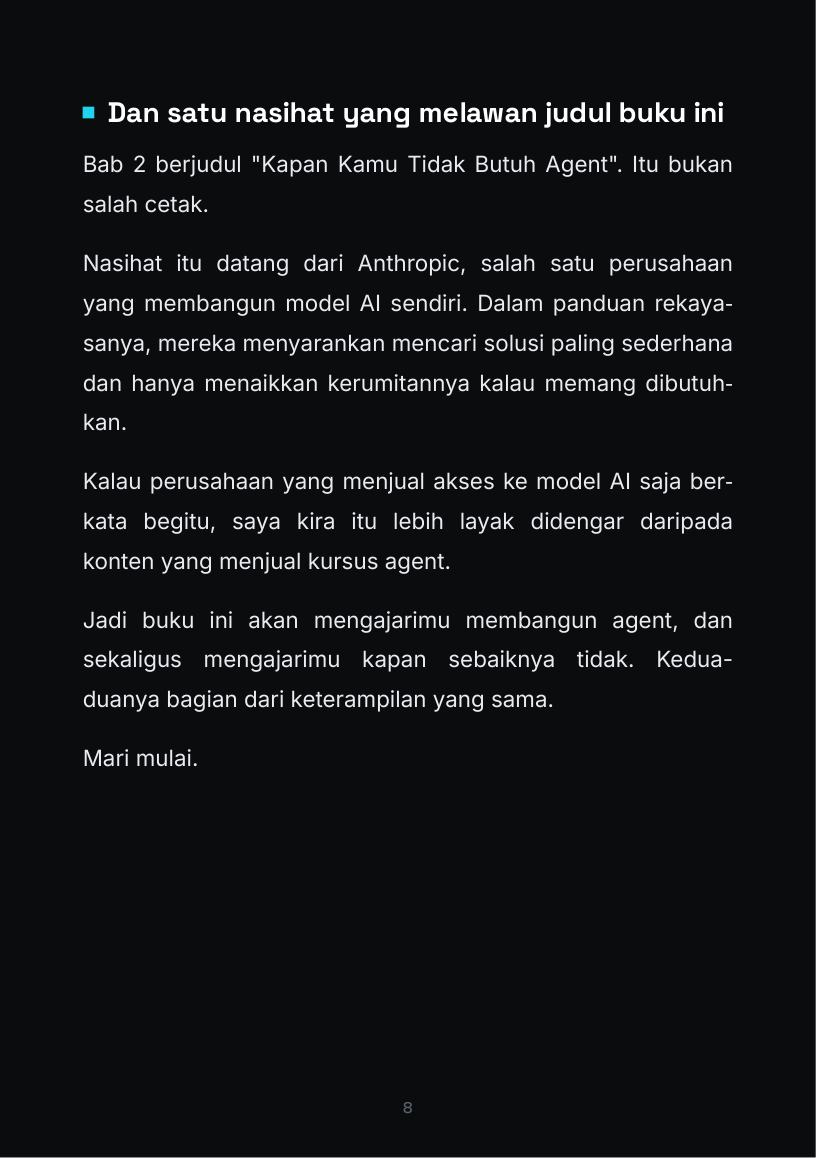 Halaman 8 buku AI Agent