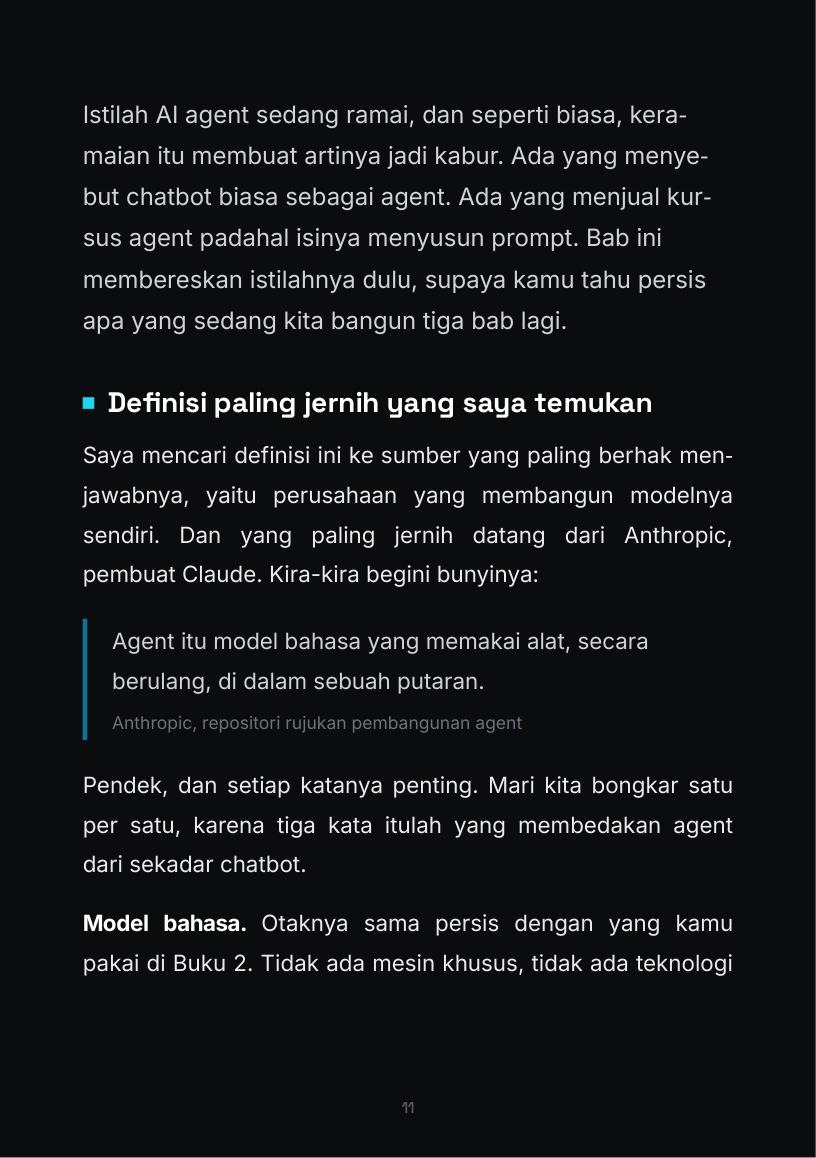 Halaman 11 buku AI Agent