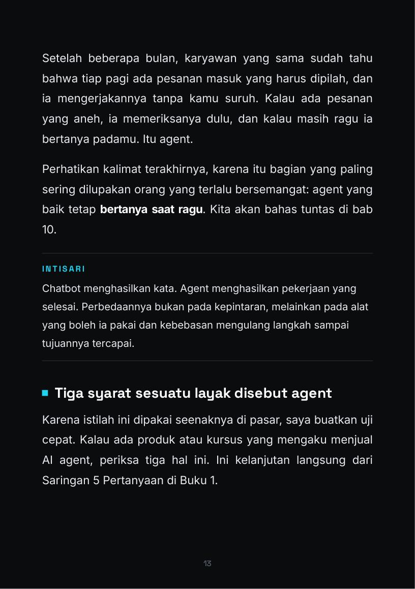 Halaman 13 buku AI Agent