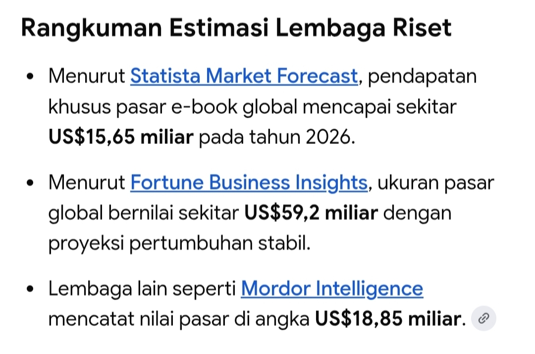 Rangkuman Estimasi Lembaga Riset