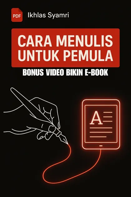 E-book: Cara Menulis untuk Pemula — Ikhlas Syamri