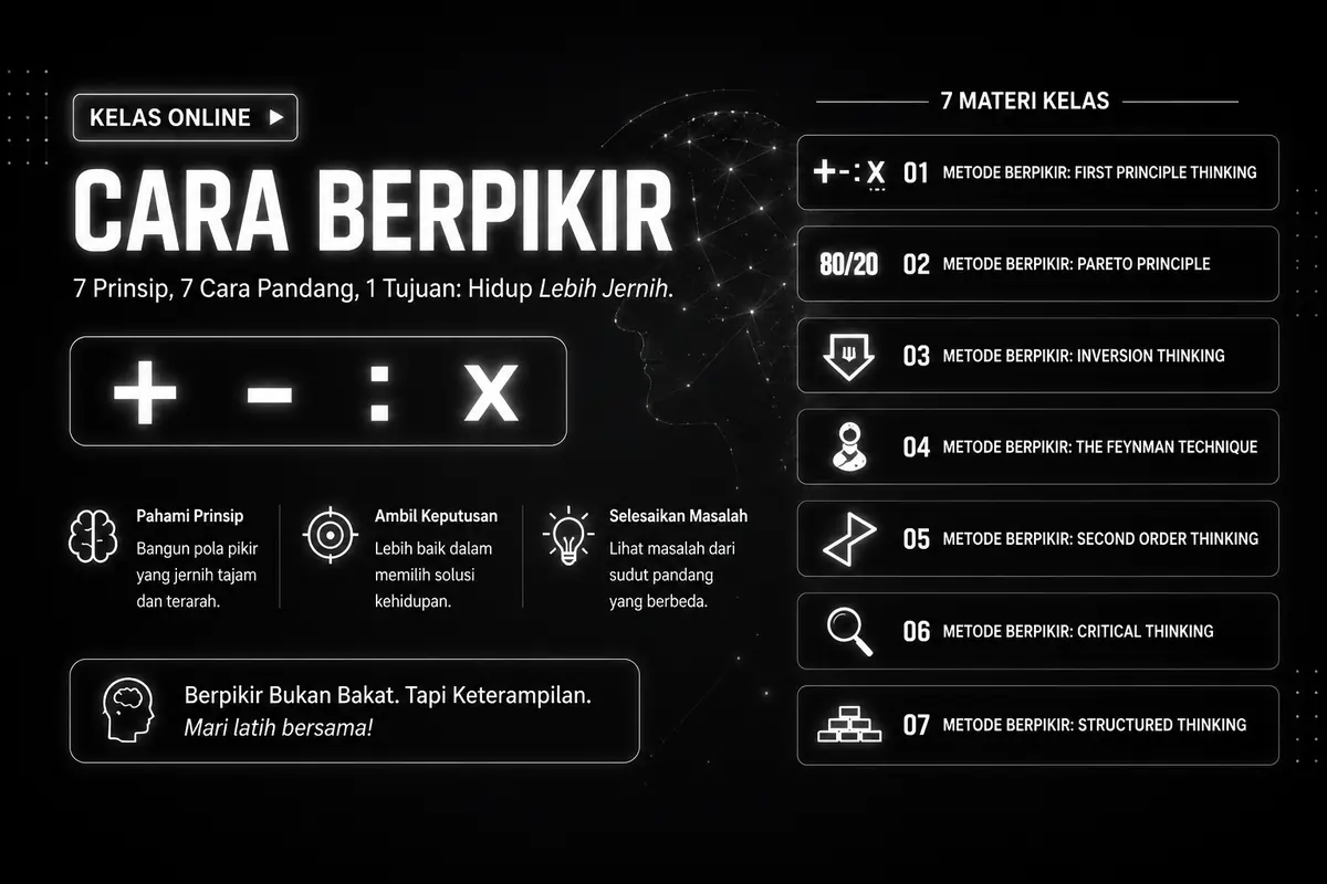 Banner Kelas Cara Berpikir — 7 materi kelas