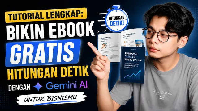Materi BiB: Bikin Ebook Gratis Hitungan Detik dengan Gemini AI