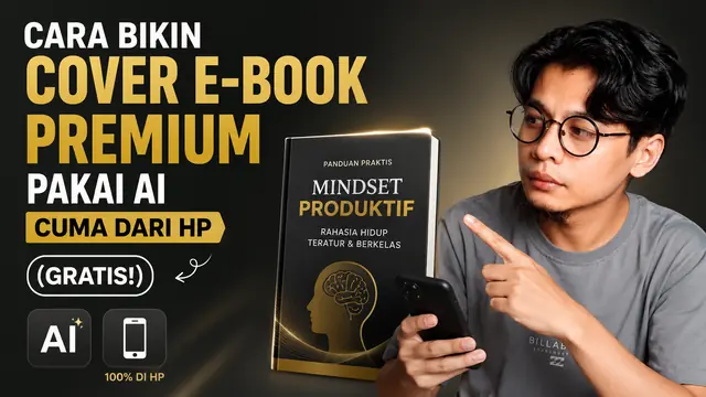 Materi BiB: Cara Bikin Cover E-Book Premium Pakai AI Cuma dari HP