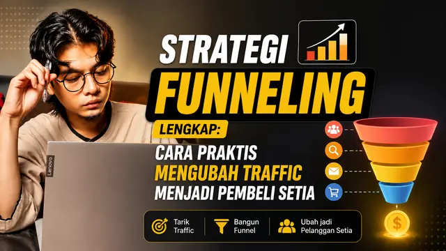 Materi BiB: Strategi Funneling Lengkap — Cara Praktis Mengubah Traffic Menjadi Pembeli Setia